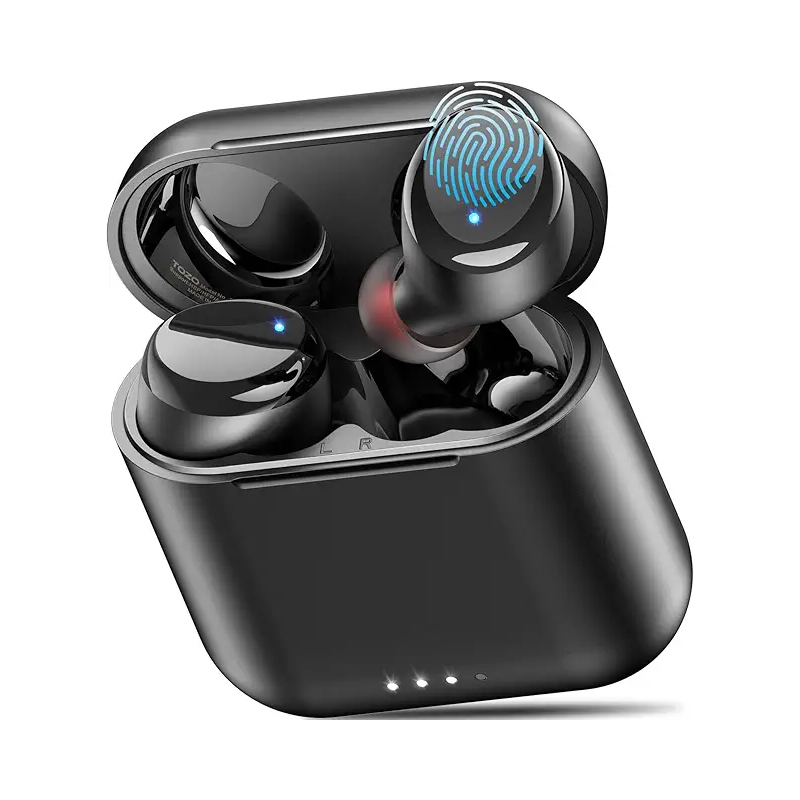 True Wireless Earbuds with Fingerprint Recognition